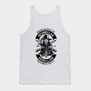 Anonymous Rebellion Tank Top